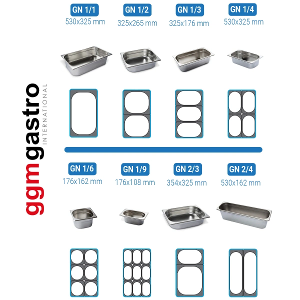 Saladbar Unit Premium 1, 4 M X 0, 34 M - for 6X 1/4 Gn Containers display Refrigerator