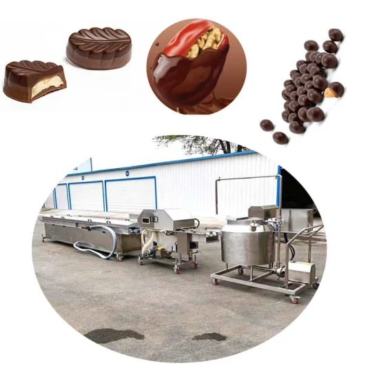 Snack Machinery Cup Cake Spalmatrice Macchina per ricoprire il cioccolato Maamoul Date Ball Machine